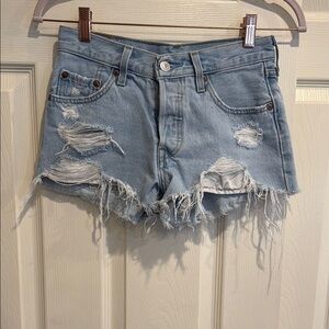 Distressed Denim Women Shorts